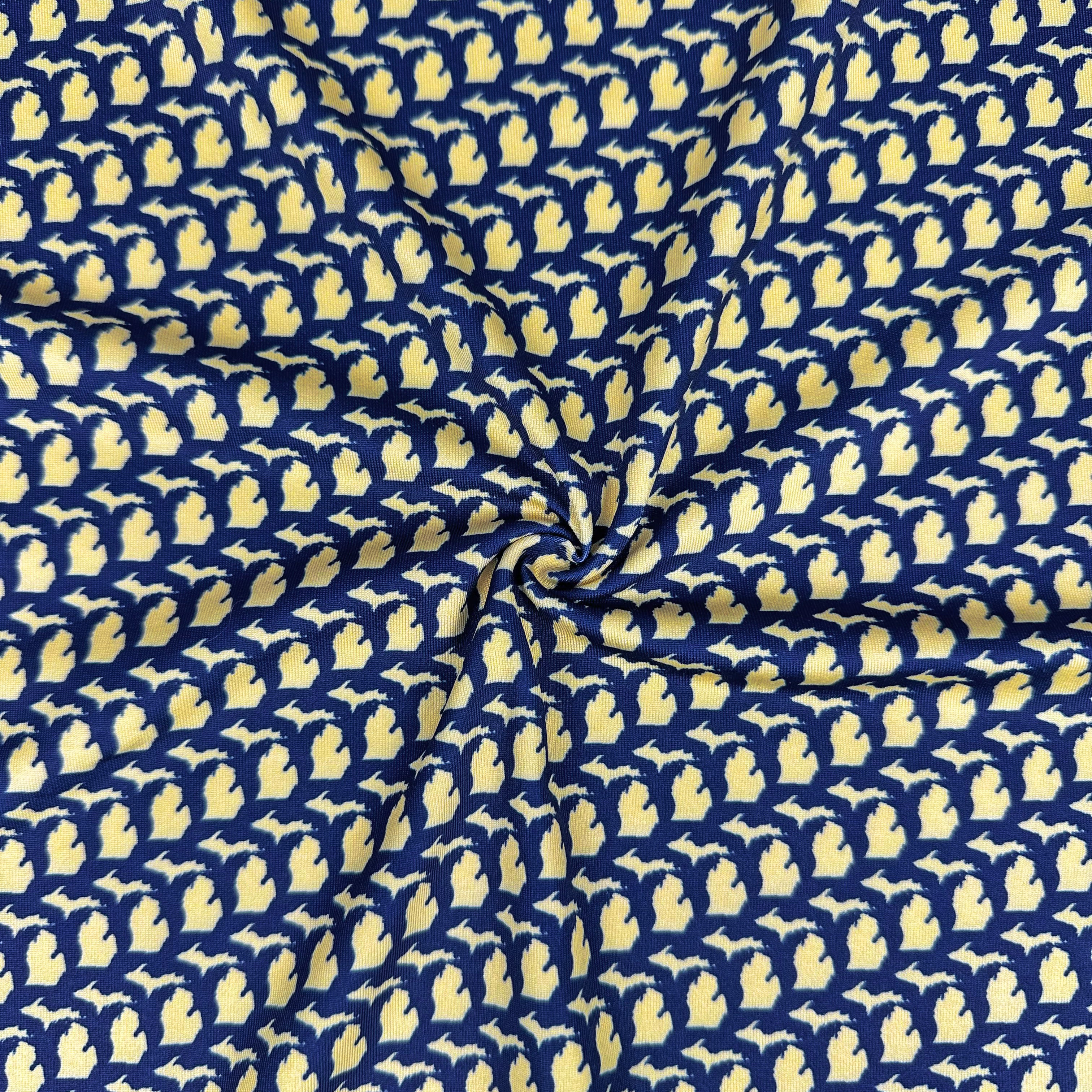 Michigan Blue Print Polo